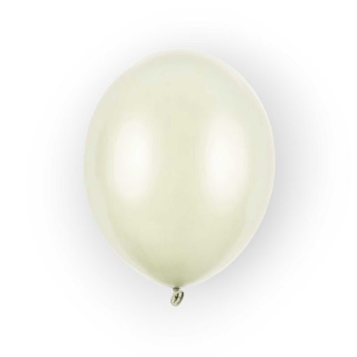 Picture of LATEX BALLOONS METALLIC CREAM 12 INCH